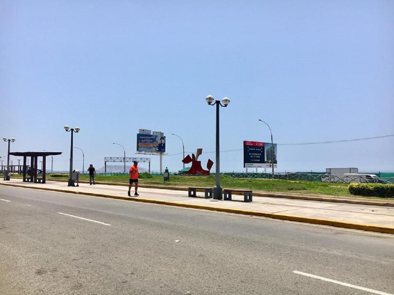 Ocean View Close To Airport Lima Bagian luar foto